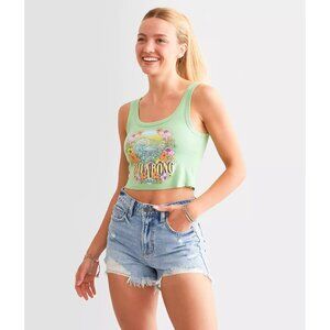 Billabong Size Small Womens Cropped Tank Top Wait Till Sunset NWT